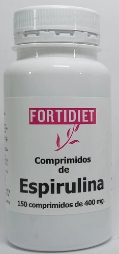 Fortidiet Comprimidos espirulina 150 caps.