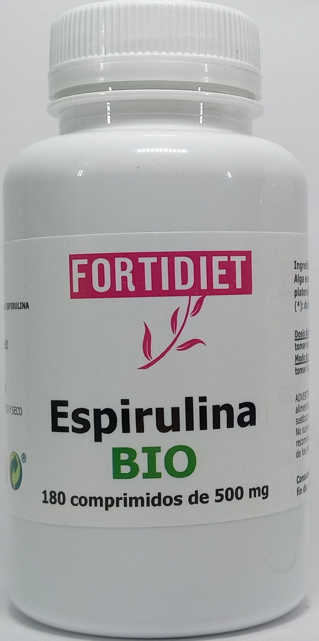 Fortidiet Espirulina 180 comp. bio