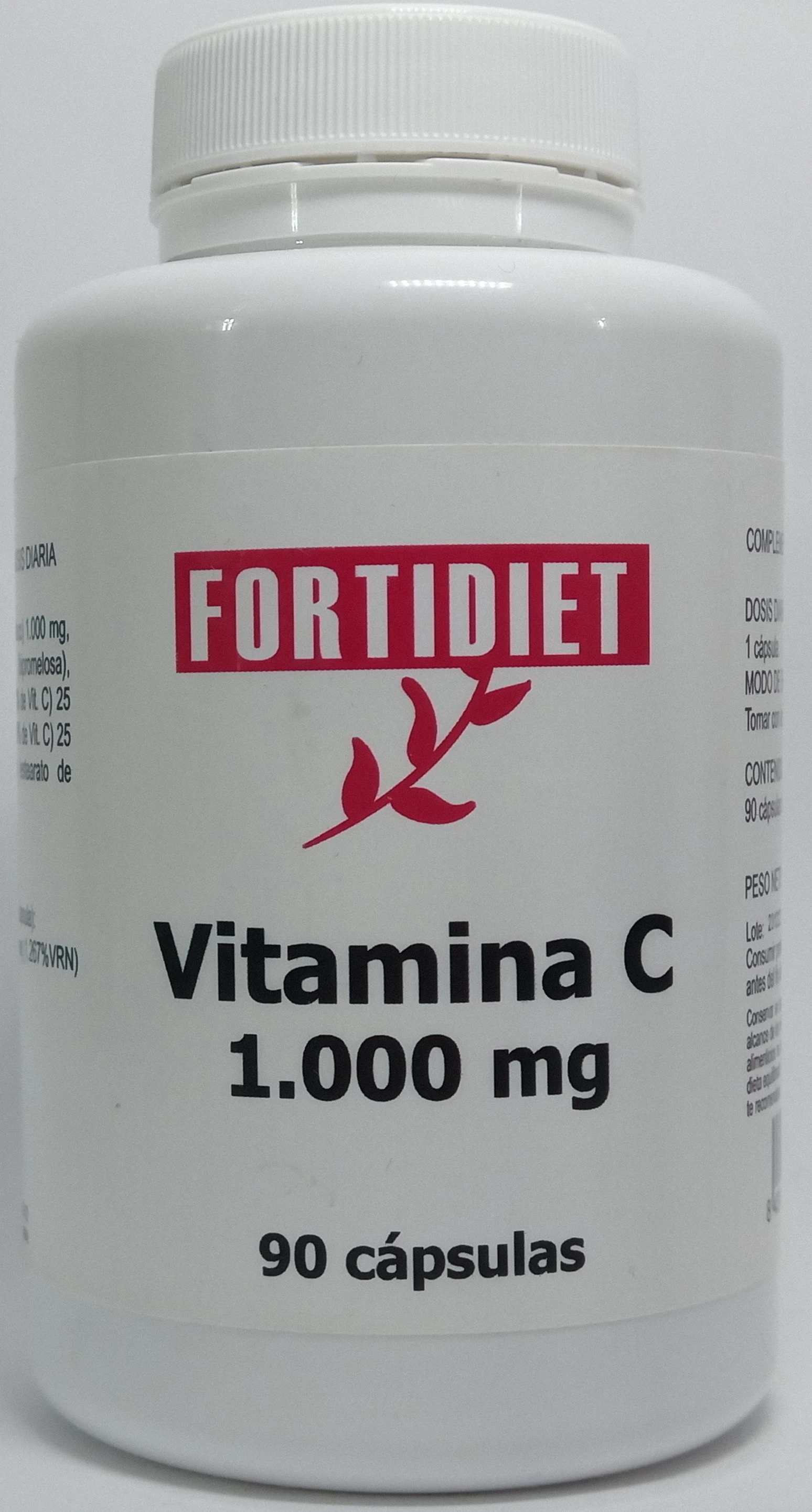 Fortidiet Vitamina c 1.000mg 90 caps.