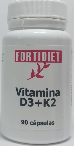 Fortidiet vitamina d3+k2 90 caps.